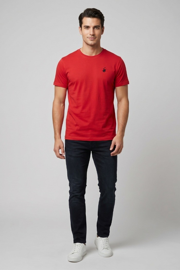 Beverly Hills Polo Club t-shirt in jersey di cotone TS41740 [c268cbce]
