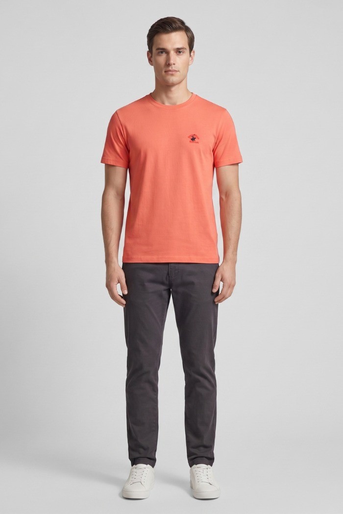 Beverly Hills Polo Club t-shirt in jersey di cotone TS41740 [42f79d38]
