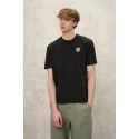 Blauer t-shirt in cotone Faxon 26SBLUH02284-007480 [16c06dc2]