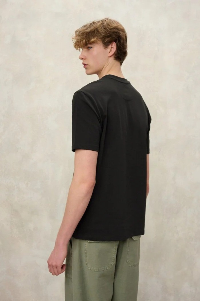 Blauer t-shirt in cotone Faxon 26SBLUH02284-007480 [cfe62ecf]