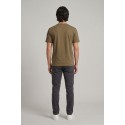 Blauer t-shirt in cotone Hanson 26SBLUH02068-007439 [499c7e6b]
