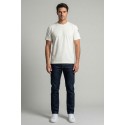 Blauer t-shirt in cotone Hanson 26SBLUH02068-007439 [6fcb9ad5]