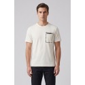 Blauer t-shirt con taschino Jeffers 26SBLUH02069-007439 [84dbd0f6]