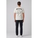 Blauer t-shirt con taschino Jeffers 26SBLUH02069-007439 [5dfd93fb]