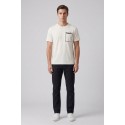 Blauer t-shirt con taschino Jeffers 26SBLUH02069-007439 [eae052ff]