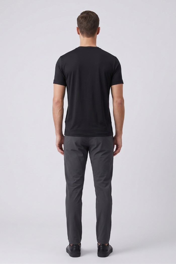 Blauer t-shirt in tessuto tecnico Jasons 26SBLUH02541-007608 [ca110409]