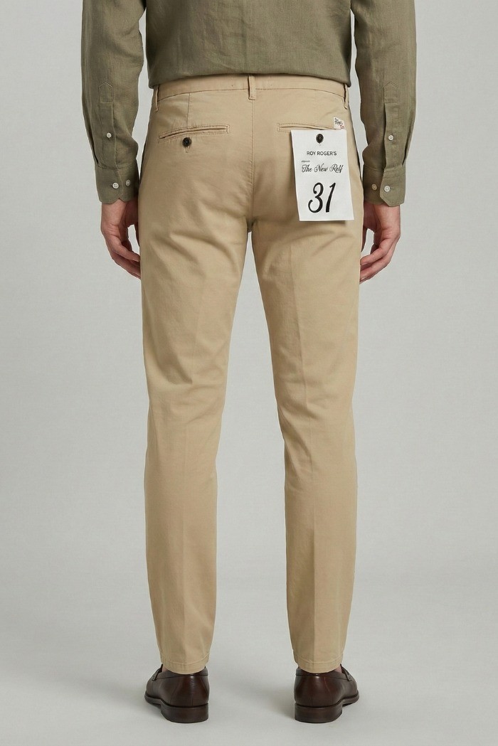 Roy Roger's pantalone chino New Rolf RRU013C9250112 [16005e61]