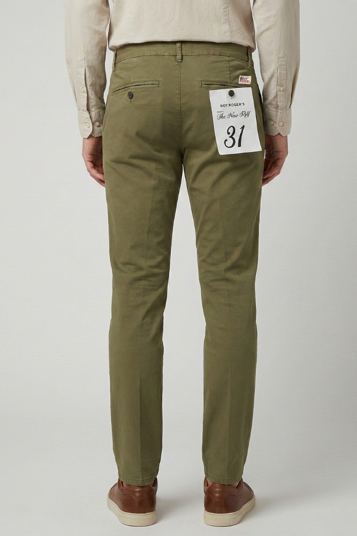 Roy Roger's pantalone chino New Rolf RRU013C9250112 [f20074af]