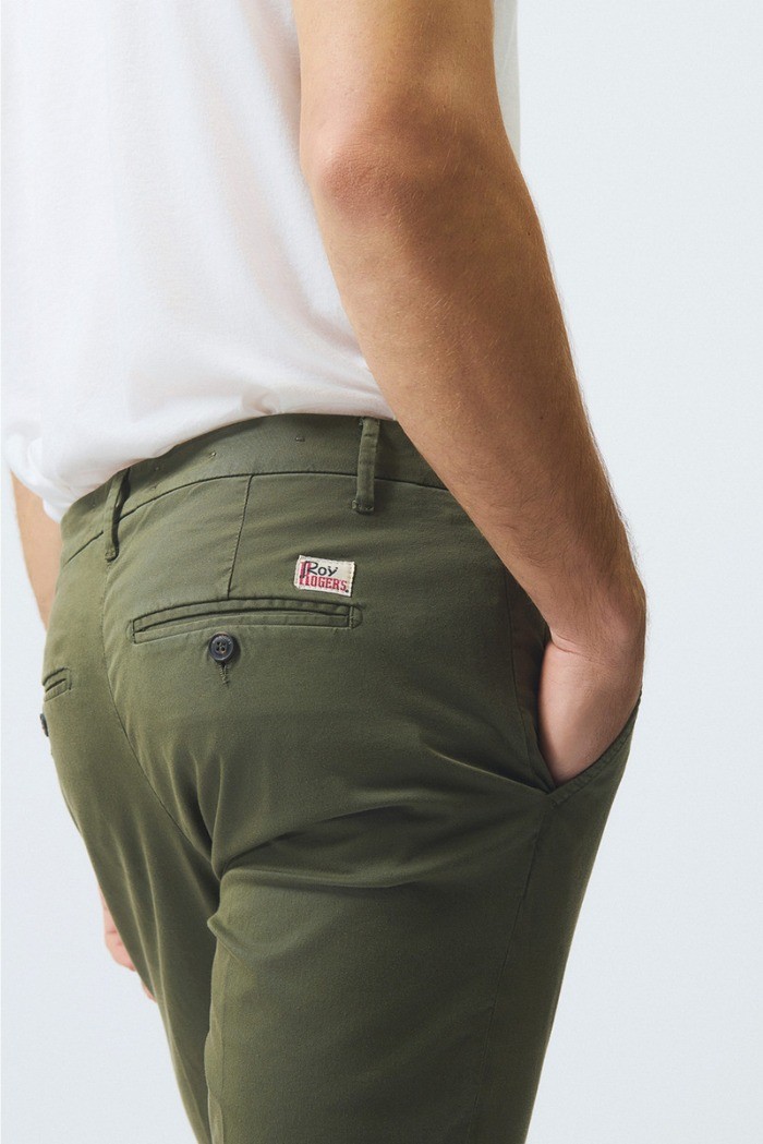 Roy Roger's pantalone chino New Rolf RRU013C9250112 [a6cc9bcc]