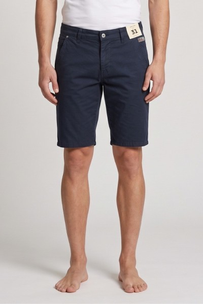 Roy Roger's bermuda in gabardina di cotone stretch Elias RRU047P3370112 — 805219040079529_2