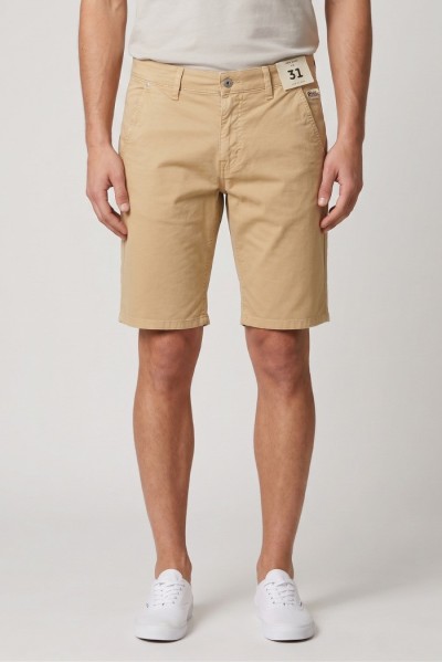 Roy Roger's bermuda in gabardina di cotone stretch Elias RRU047P3370112 [1d22d8e7]