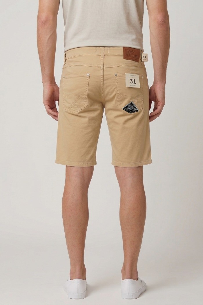 Roy Roger's bermuda in gabardina di cotone stretch Elias RRU047P3370112 [c4049bea]