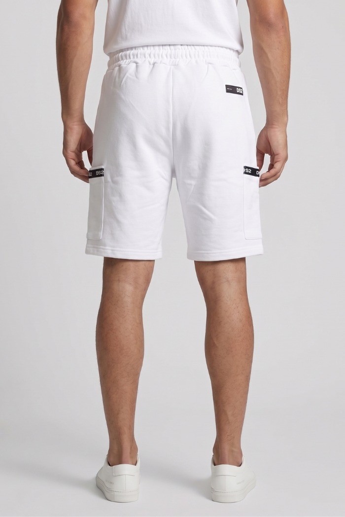Drop Season 2 bermuda in felpa con tasconi logati SS26301 [5dcfe599]
