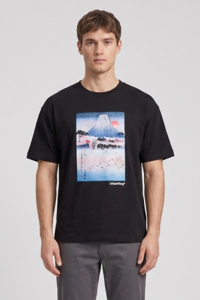 Urban Ring t-shirt in jersey di cotone UR811027 [6a34ae71]