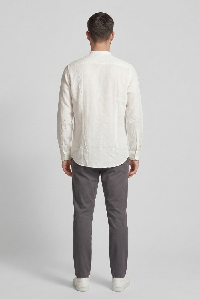 Urban Ring camicia coreana in misto lino UR813023 [5893dfa5]