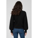 Blash maglia effetto pelo con bottoni gioiello sulla spalla BS9700065 [96ace8bf]