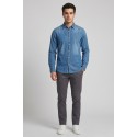 Beverly Hills Polo Club camicia in denim di cotone MAYACA [d4debbc4]