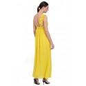 Influencer abito lungo con rouches 03T0040 [21c75dbb]