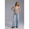 Influencer top con passamaneria in pizzo 05Y175 [01ad732c]