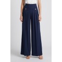 Influencer pantalone palazzo con plissè 05X600 [70ef7a48]