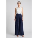 Influencer pantalone palazzo con plissè 05X600 [1ed4f841]