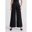 Influencer pantalone palazzo con plissè 05X600 [c0f378c2]