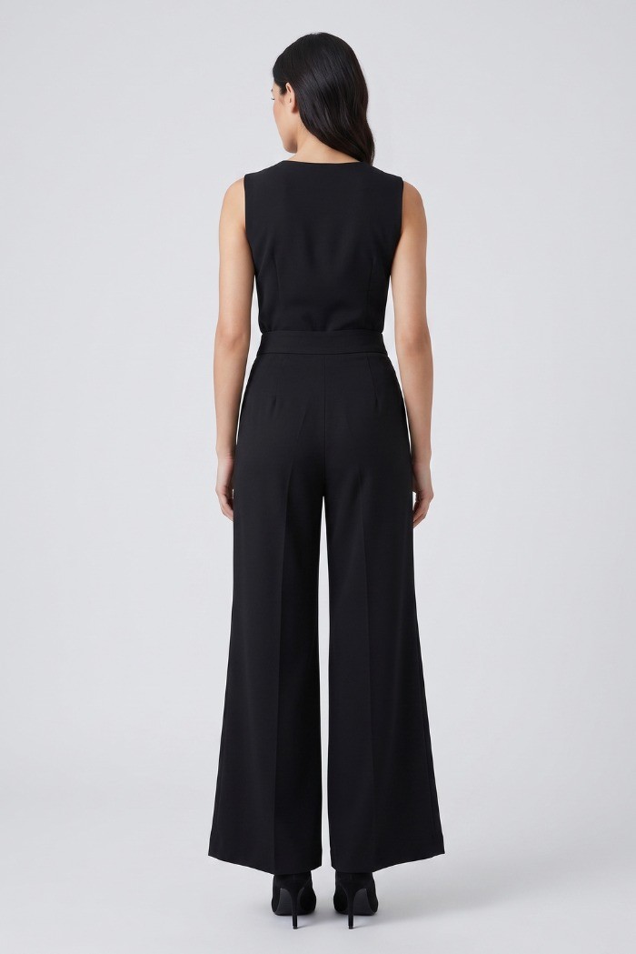 Influencer pantalone palazzo con plissè 05X600 [19d53bcf]