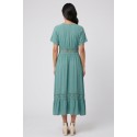 Influencer abito con passamaneria in pizzo 05Y174 [ef71621e]