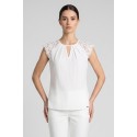 Influencer blusa con spalle in pizzo 03T0026 [2cfd9bac]