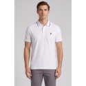 Beverly Hills Polo Club polo in piquet con riga orli P42561 [e958cd2f]