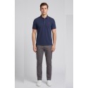 Beverly Hills Polo Club polo in piquet con riga orli P42561 [bc79c24d]