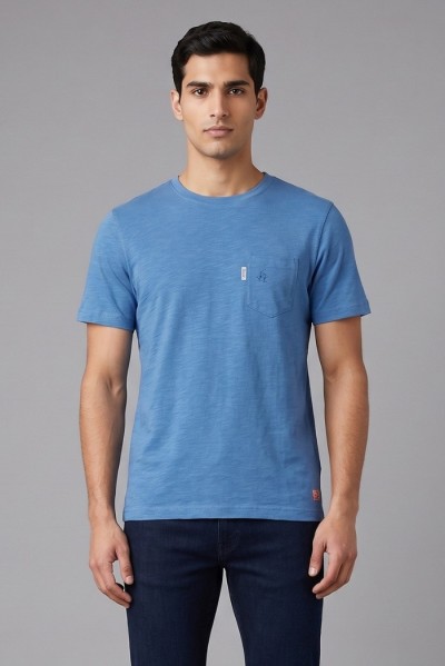 Beverly Hills Polo Club t-shirt in jersey di cotone con taschino TS450040 [37ddb711]