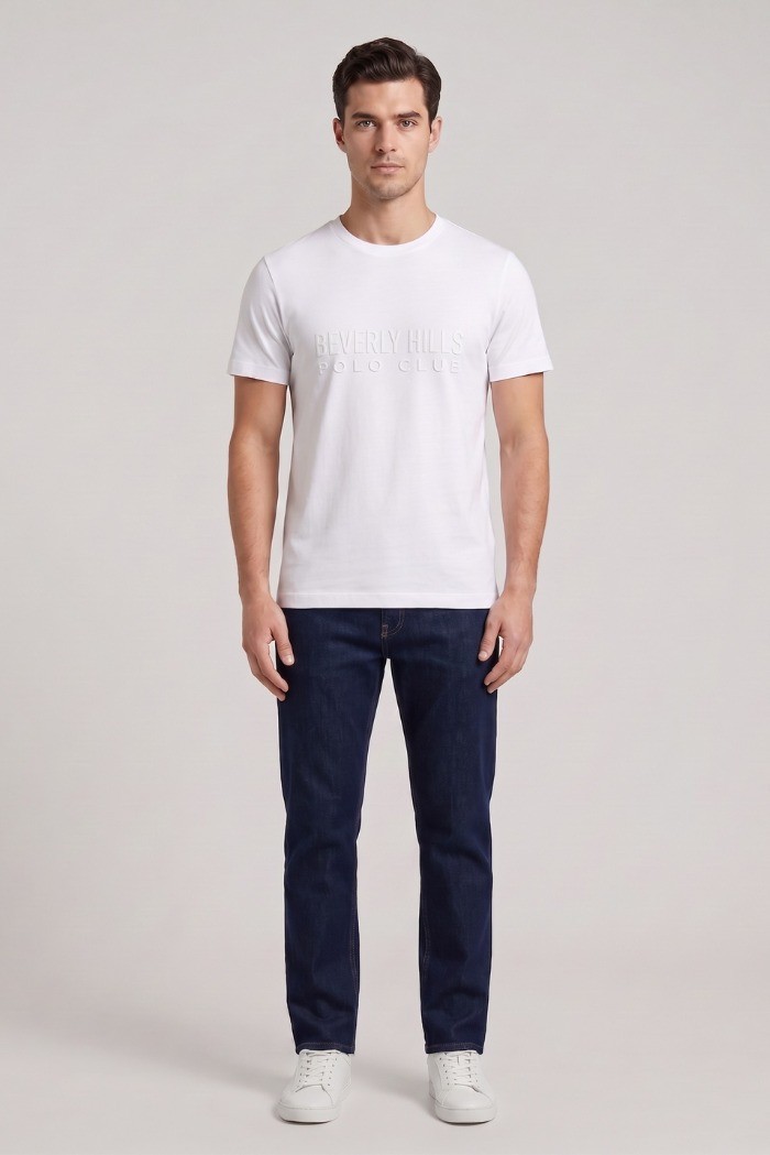 Beverly Hills Polo Club t-shirt in jersey di cotone TS416080 [f8de4b39]