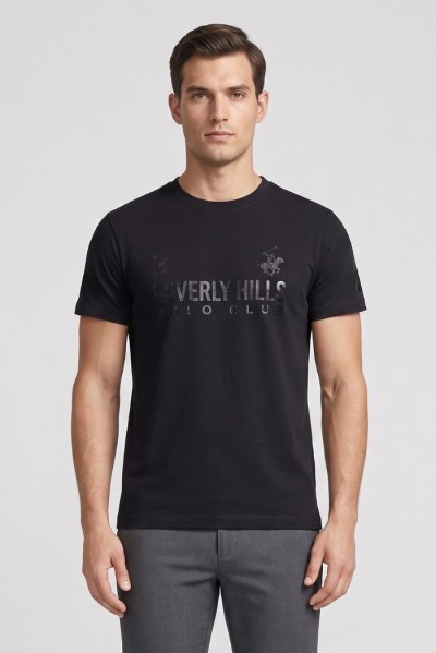 Beverly Hills Polo Club t-shirt in jersey di cotone TS416080 [b8b736a2]