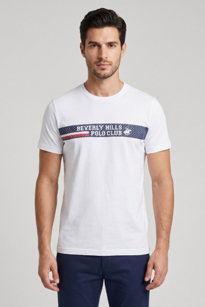 Beverly Hills Polo Club t-shirt in jersey di cotone TS416061 [ebb8a635]