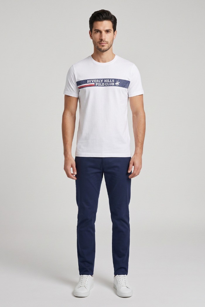 Beverly Hills Polo Club t-shirt in jersey di cotone TS416061 [8583243c]