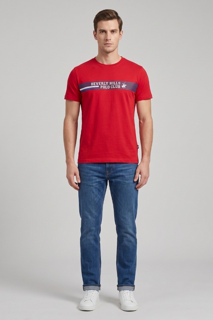 Beverly Hills Polo Club t-shirt in jersey di cotone TS416061 [3445e3cf]