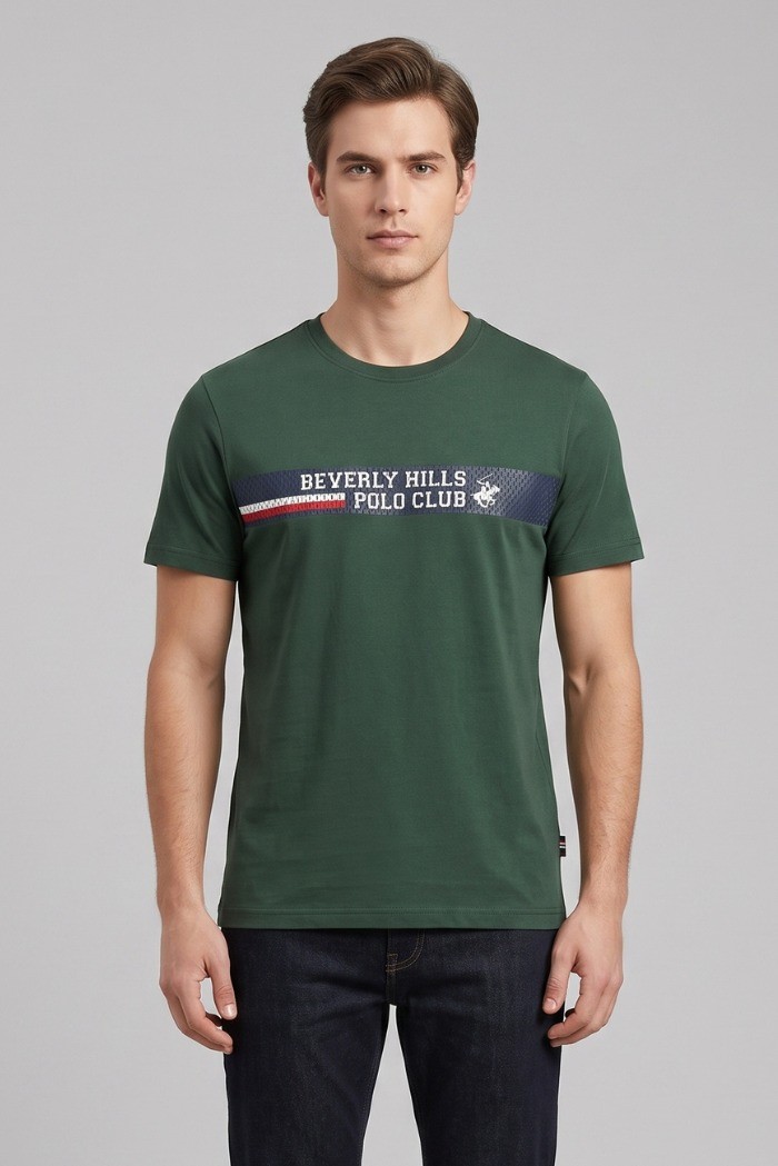 Beverly Hills Polo Club t-shirt in jersey di cotone TS416061 [690fe0b7]