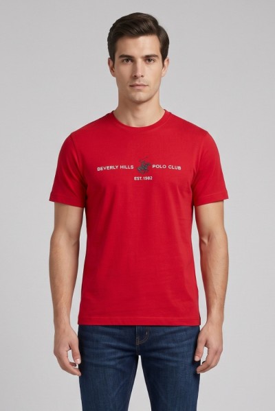 Beverly Hills Polo Club t-shirt con logo ricamato TS450033 [d26919eb]