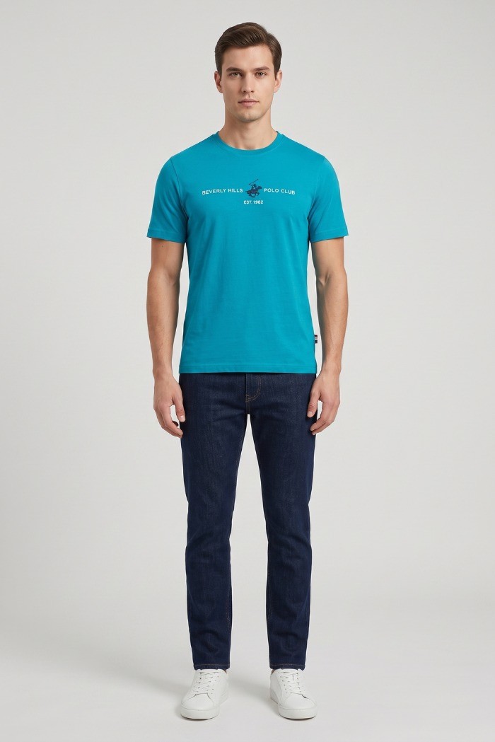 Beverly Hills Polo Club t-shirt con logo ricamato TS450033 [6e76fbd8]
