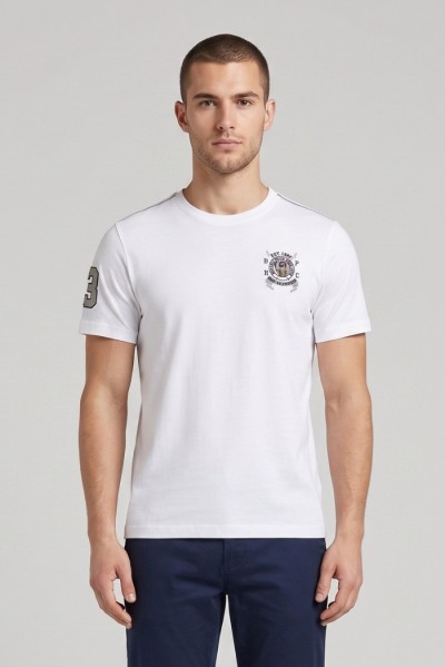 Beverly Hills Polo Club t-shirt in jersey di cotone TS450037 — 805219040080404_1