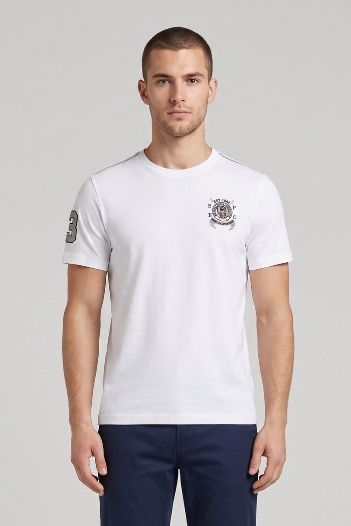 Beverly Hills Polo Club t-shirt in jersey di cotone TS450037 [73802e42]