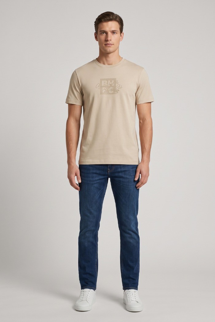 Beverly Hills Polo Club t-shirt in jersey di cotone TS450042 [b17a736f]