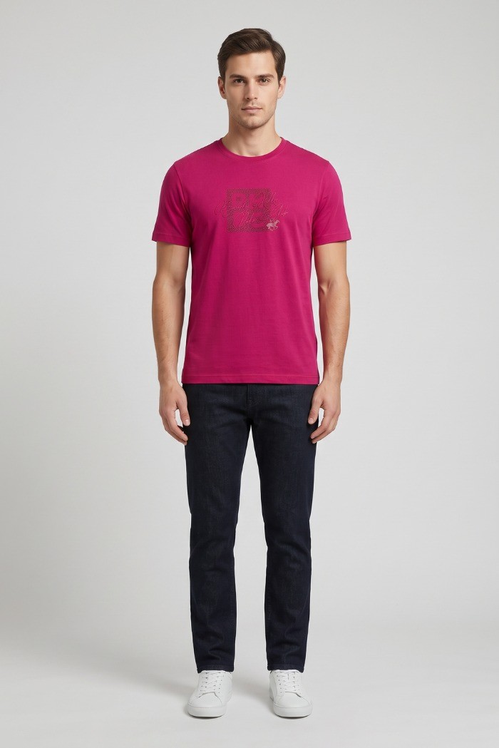 Beverly Hills Polo Club t-shirt in jersey di cotone TS450042 [629fed85]