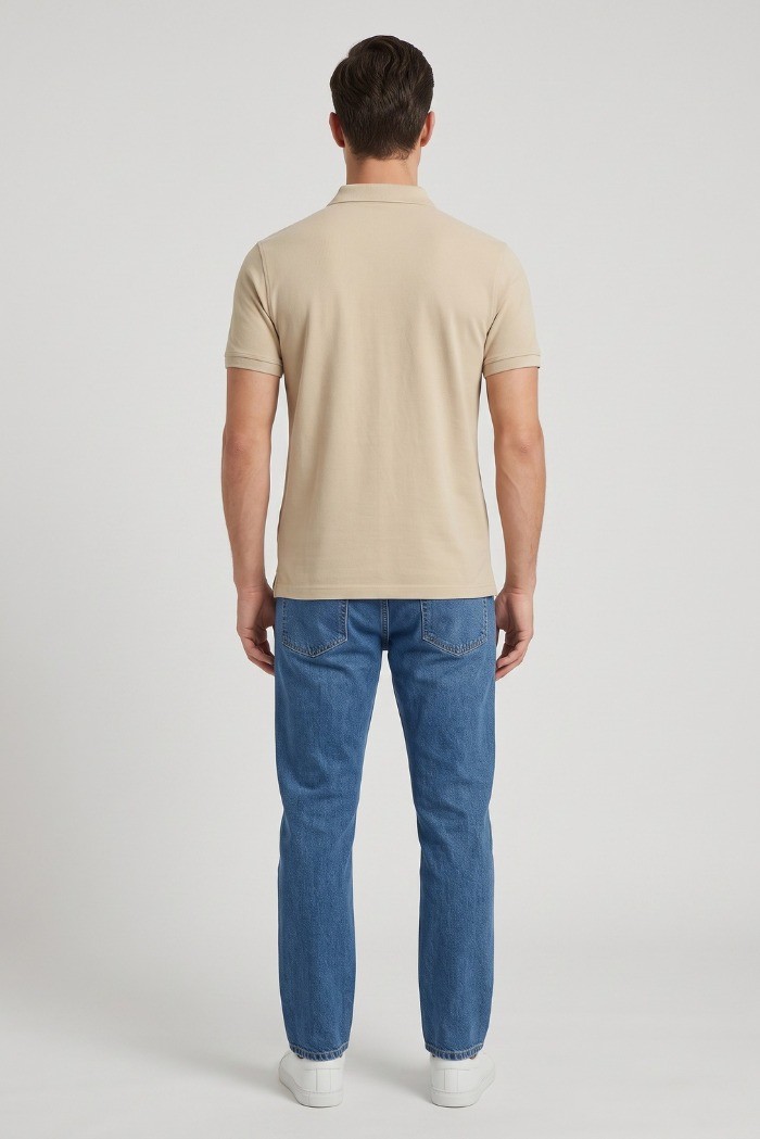 Beverly Hills Polo Club polo in jersey di misto lino P450105 [9cbf5106]