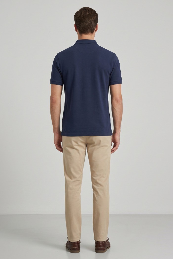 Beverly Hills Polo Club polo in jersey di misto lino P450105 [38dcfa98]