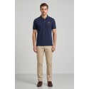 Beverly Hills Polo Club polo in jersey di misto lino P450105 [8fc13b9c]