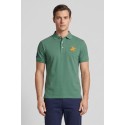 Beverly Hills Polo Club polo in piquet di cotone con logo grande P424112 [d06d6d64]