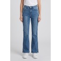Influencer jeans 5 tasche in denim flare 03P102 [6a910e1d]