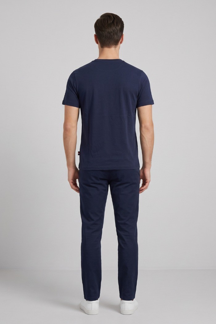 Beverly Hills Polo Club t-shirt in cotone con stampa frontale TS450036 [2a3b7a26]